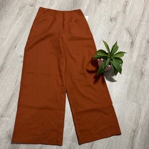 Forever 21 Terracotta Wide Leg Pants